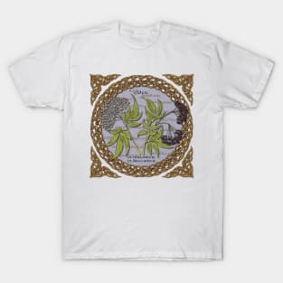 Celtic Tree Calendar Elder T-Shirt